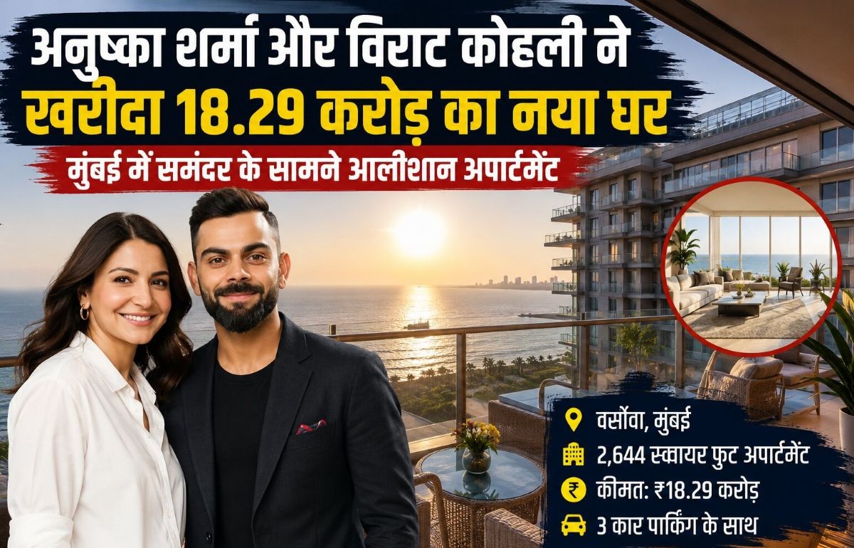 Anushka Sharma and Virat Kohli new luxury sea-facing apartment in Versova Mumbai worth Rs 18.29 crore