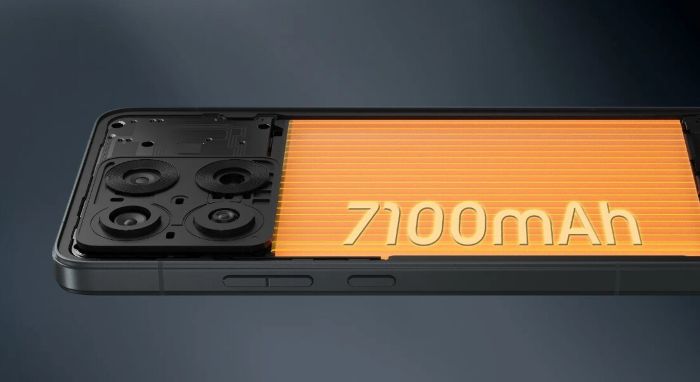 Motorola Edge 70 Max 7100mAh battery with 90W TurboPower fast charging support