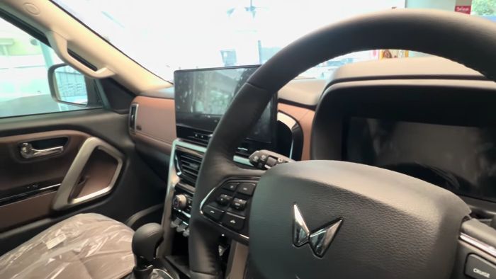 Premium cabin of the 2026 Mahindra Scorpio N Facelift with 12.3-inch touchscreen and digital instrument cluster